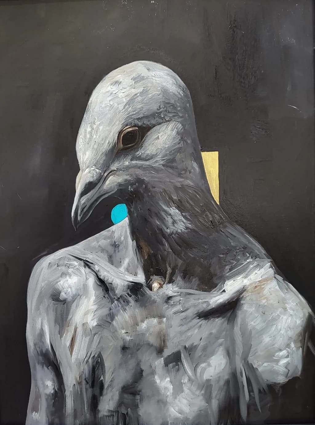 Self portrait as a pigeon