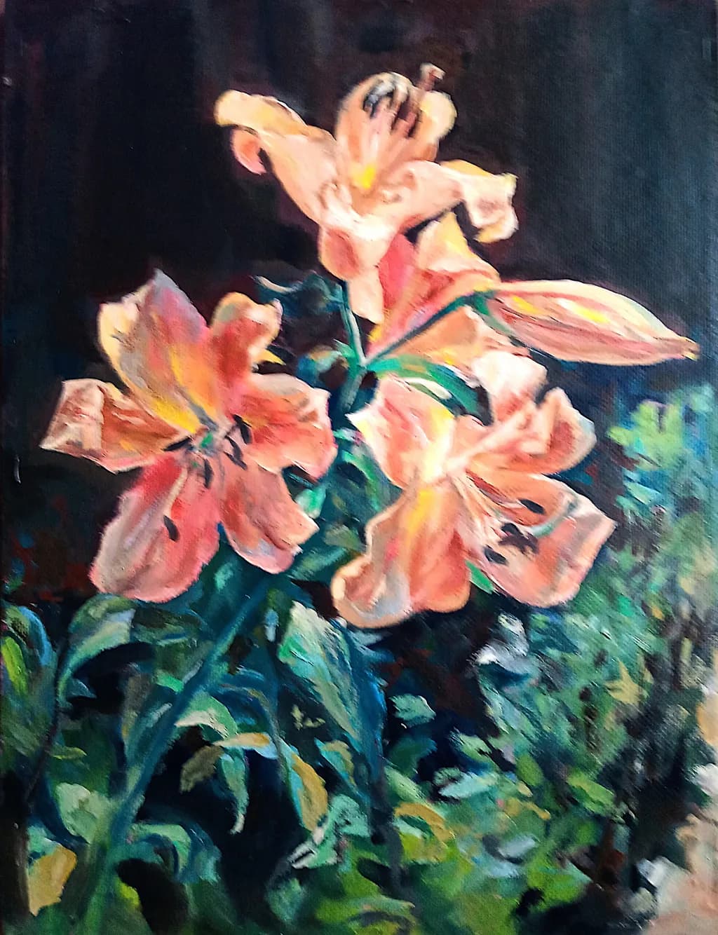 Blushing Lilies