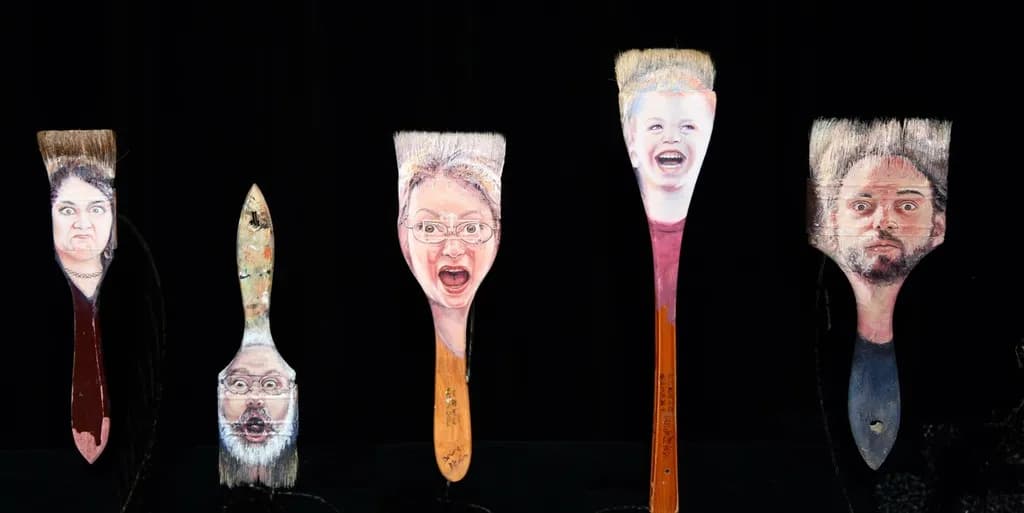 "Expressive Brushstrokes" Custome Silly Portraits