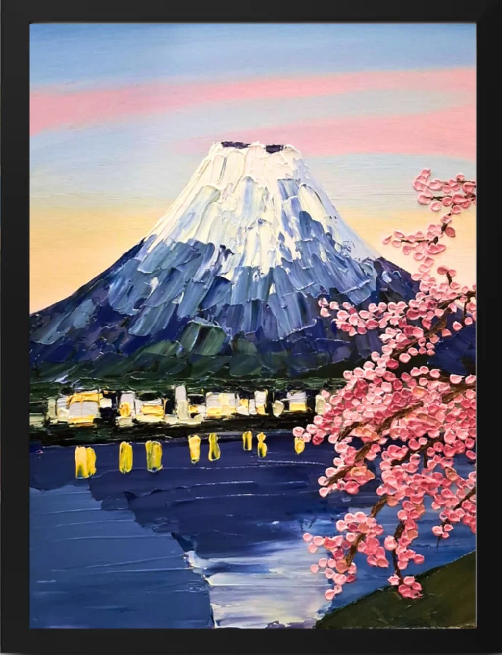 Mountain Blossom Reflections