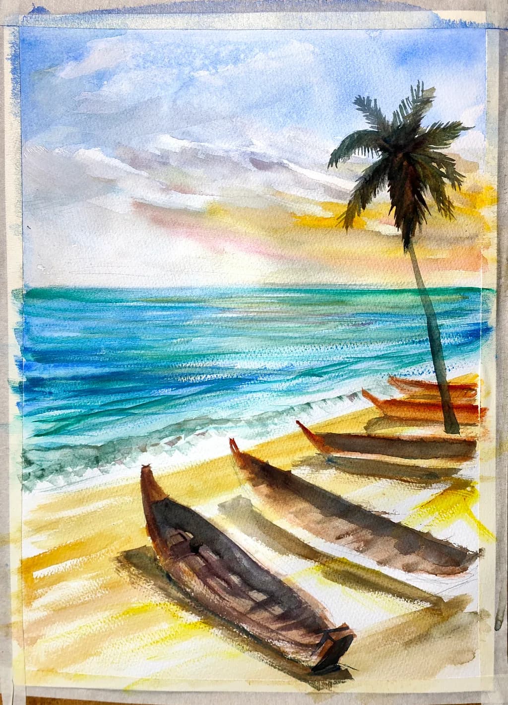 Canoes Waiting for Tomorrow's Tide
