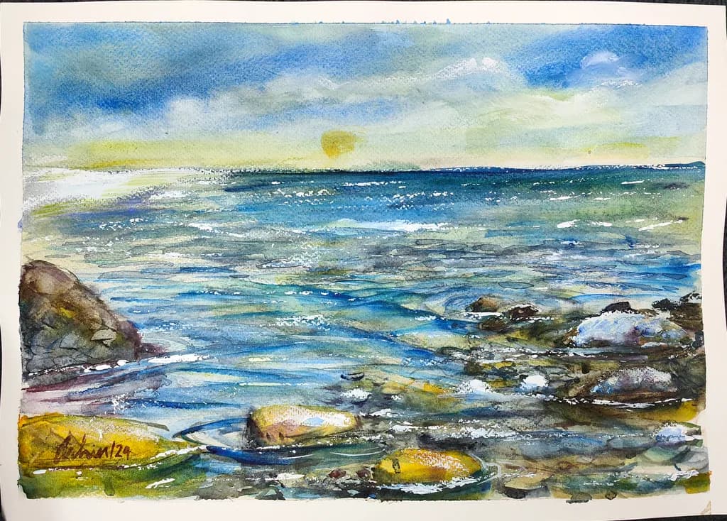 Ocean's Quiet Jest
