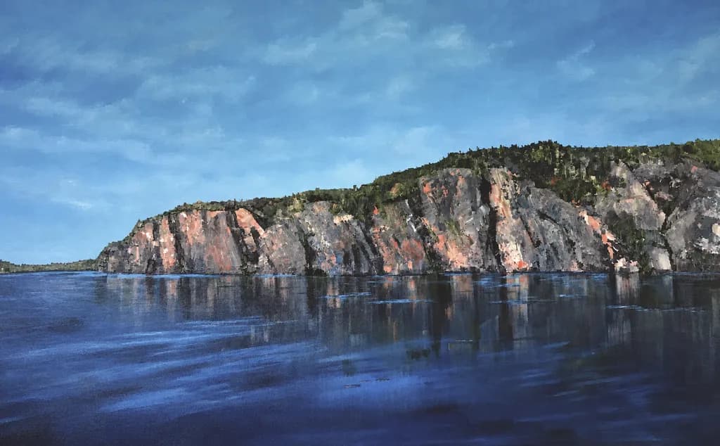 Cliffside Reflection