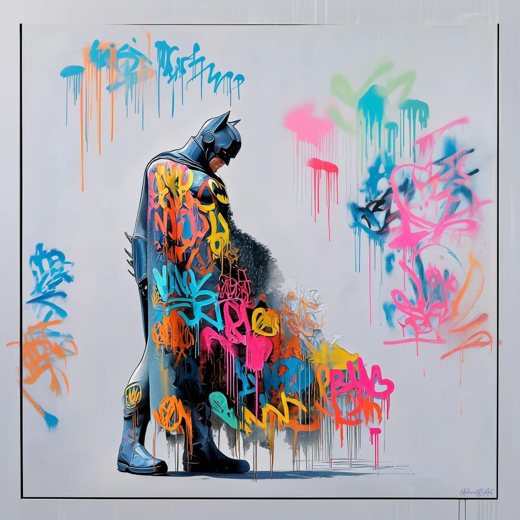 Batman Graffiti Blend