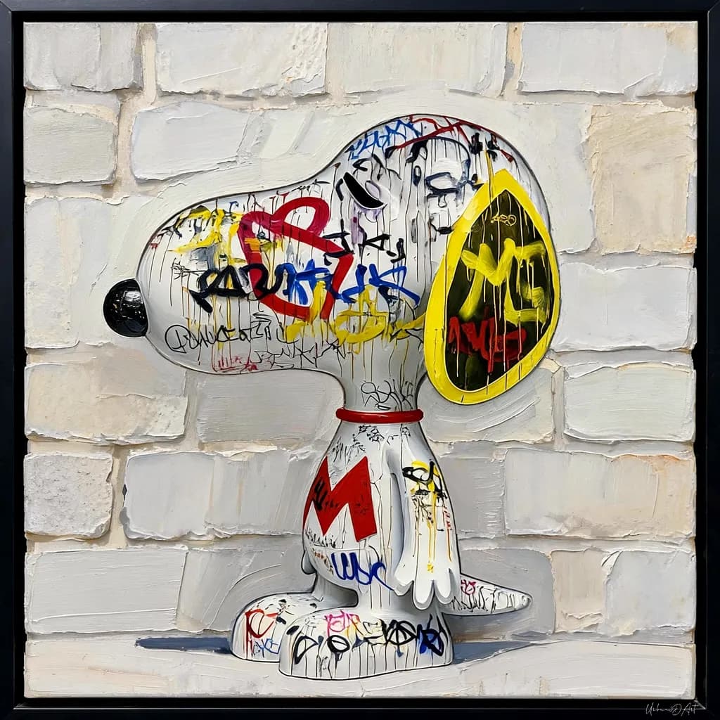 Snoopy Stones Oil