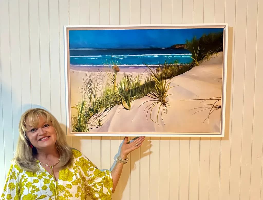 Carol with print