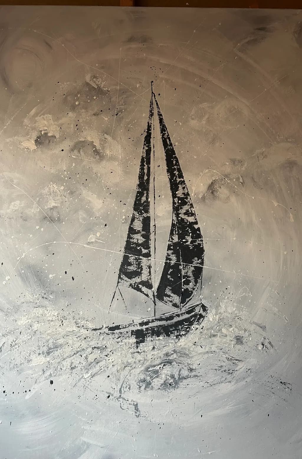 Sailboat in Storm