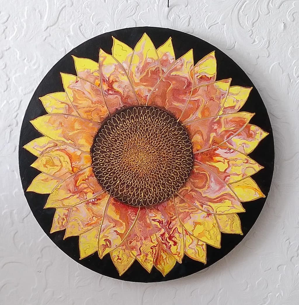 Vibrant Sunflower Symphony: A Poetic Dance of Color and Emotion