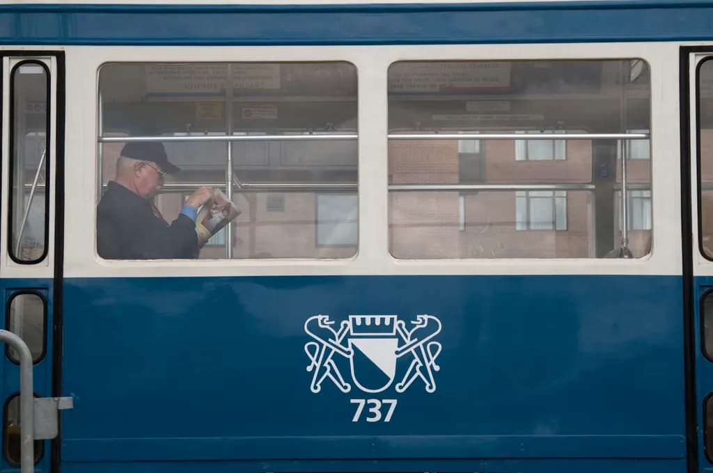 Blue Tram Solitude