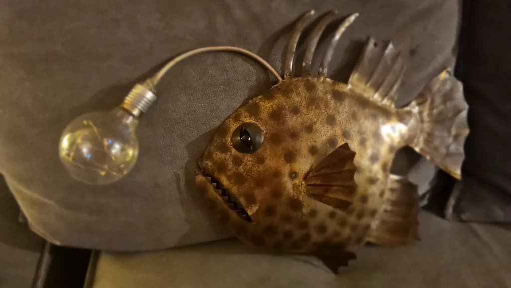 Whimsical Fish Lamp: A Quirky Fusion of Art and Light for Your Home Decor