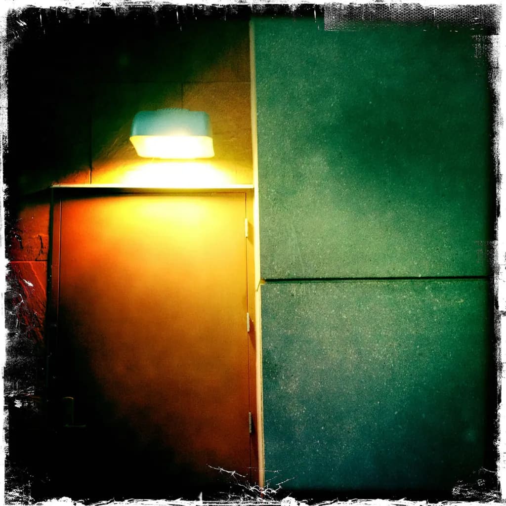 Illuminated Threshold: A Study in Color and Texture