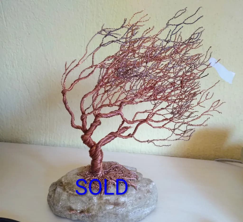Windwoven Copper Tree