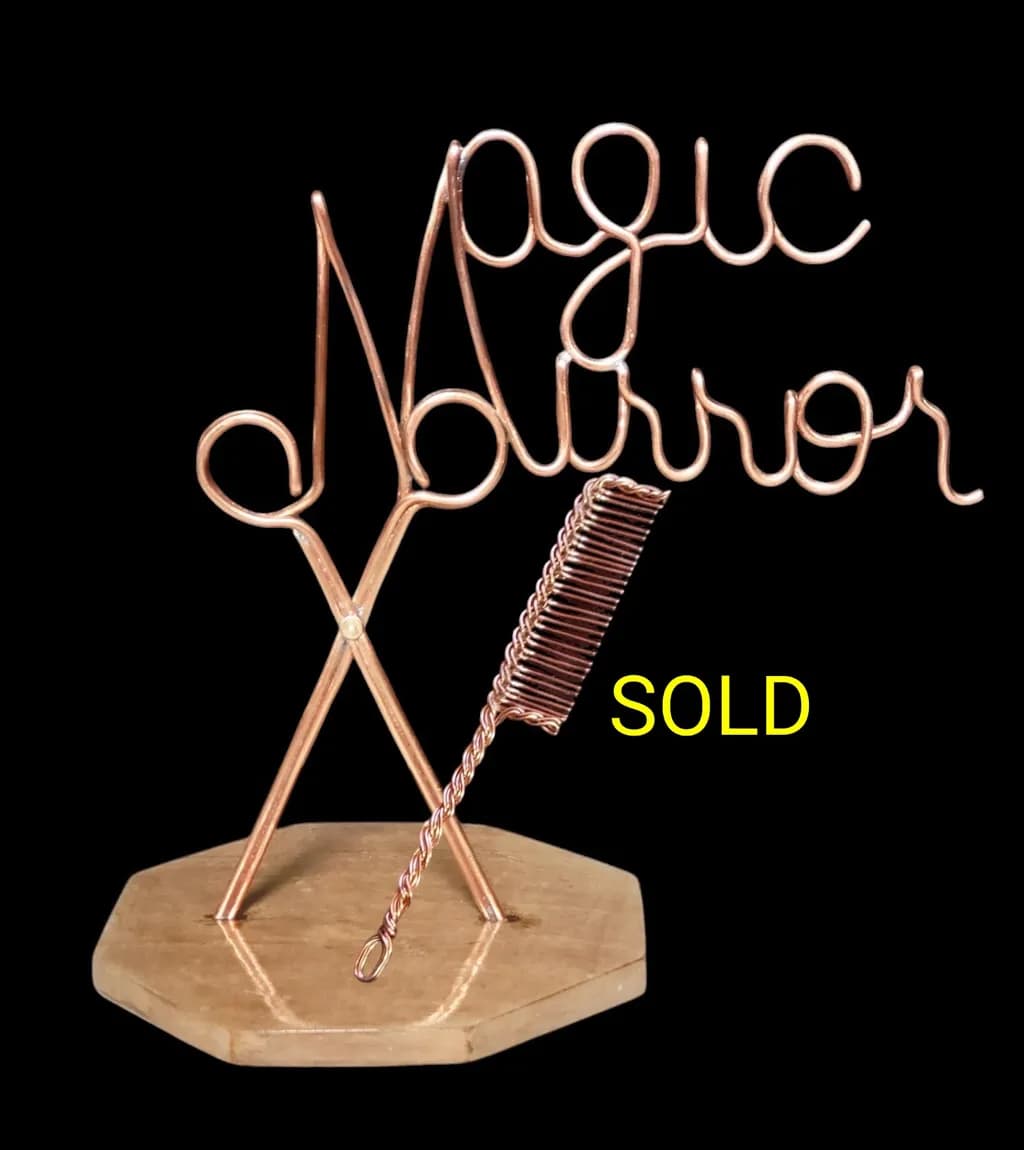 Magic Mirror Copper Sculpture