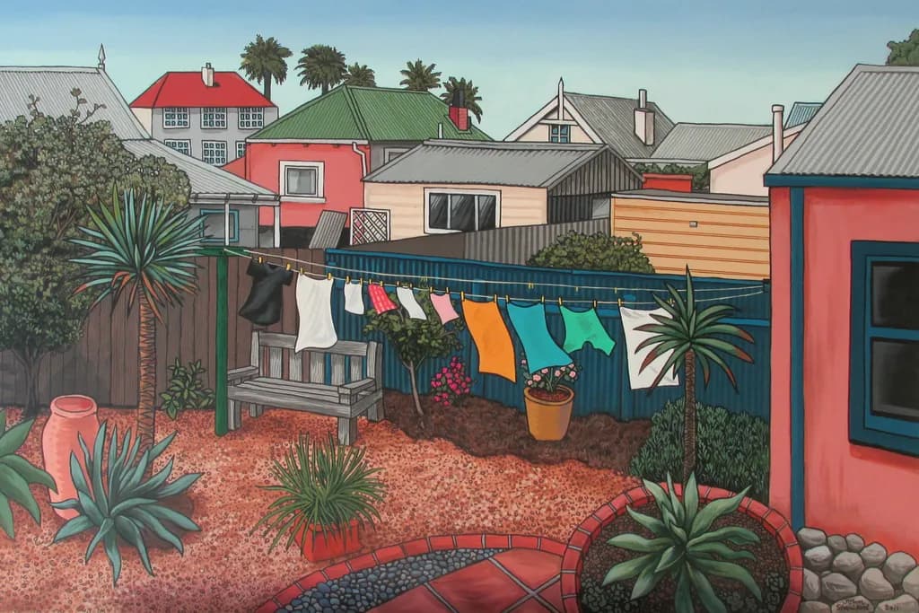 Backyard Scene