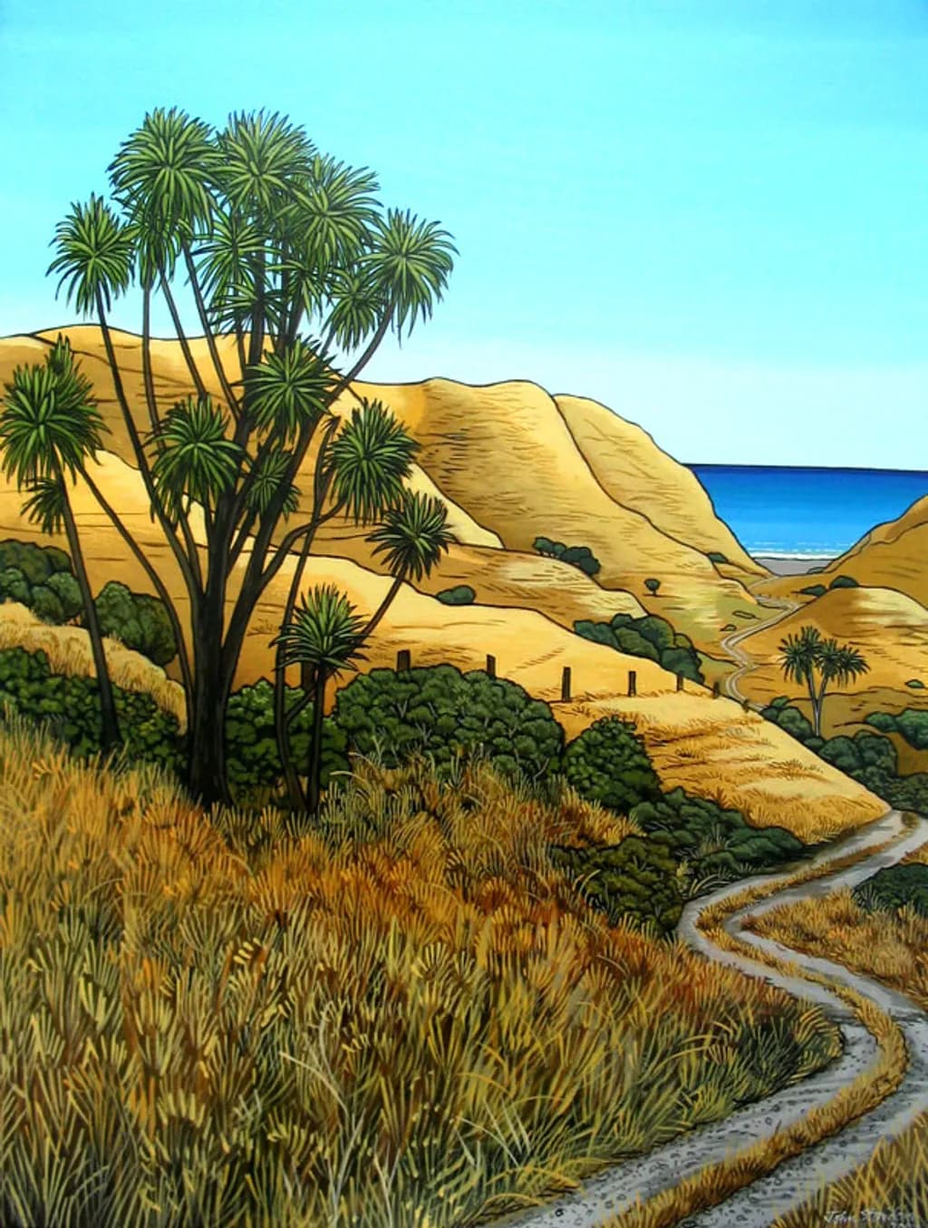 Track Through Hills