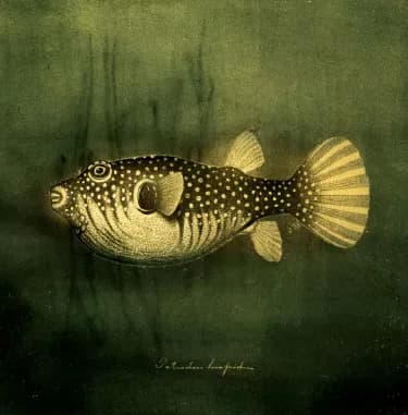 Bubbly Beauty: The Playful Pufferfish Portrait