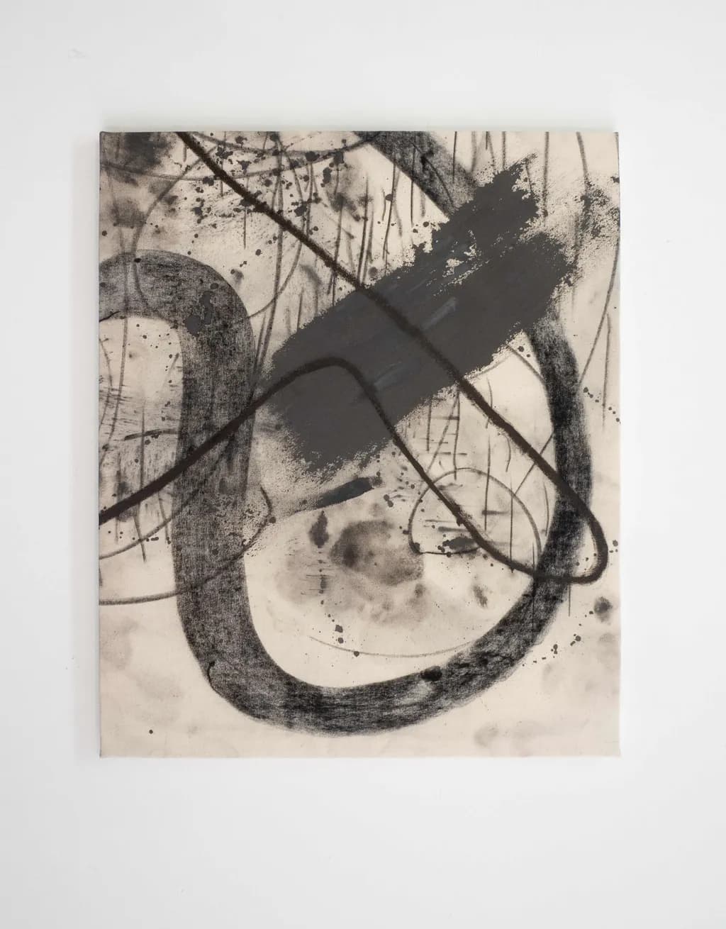 Ethereal Chaos: A Dance of Shadows and Lines in Monochrome