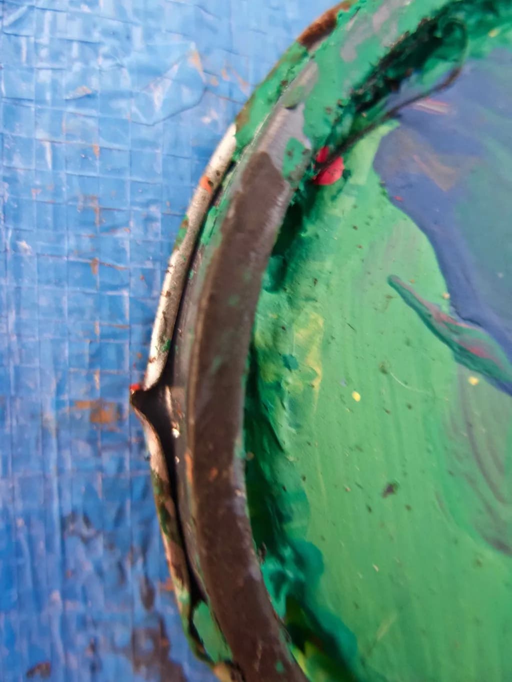 Worn Paint Can Edge