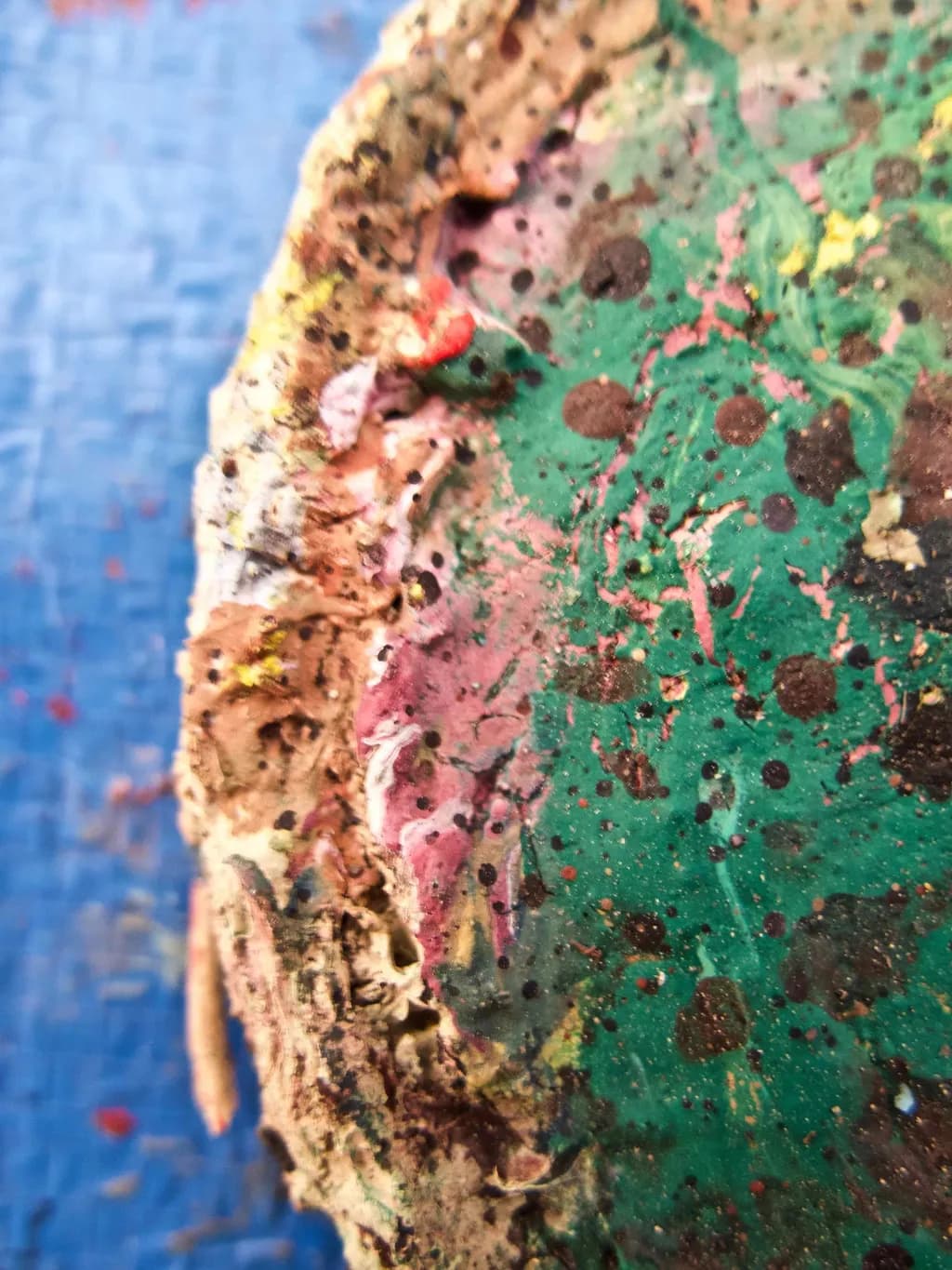Speckled Clay Fragment