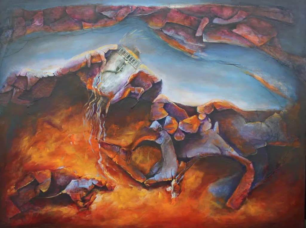 Lighthouse and Rocky Flames