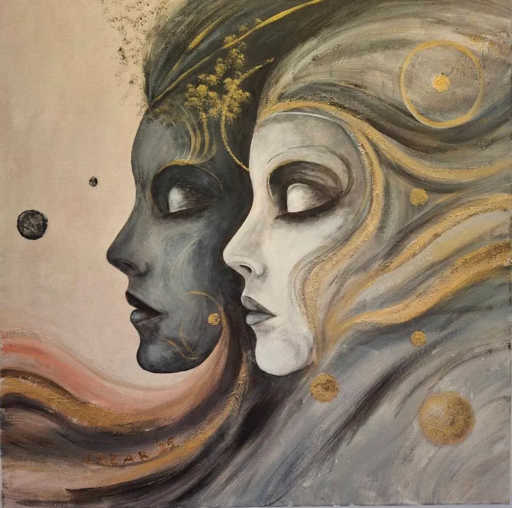 Ethereal Reflections: A Journey Through Duality and Harmony