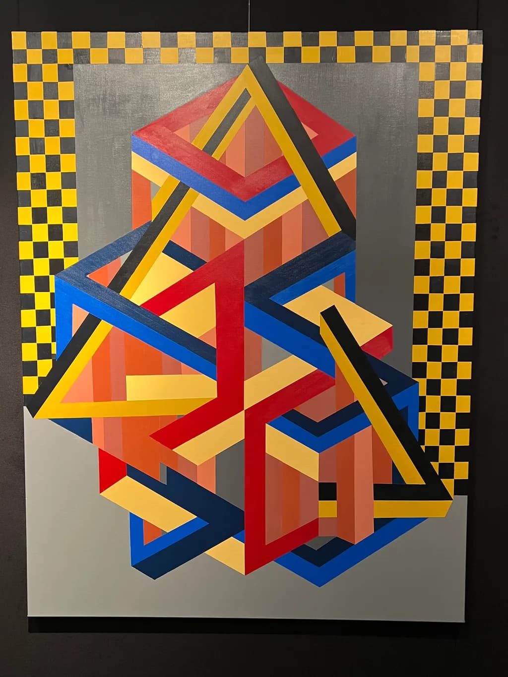 Geometric Harmony: A Dance of Color and Form in Abstract Dimensions