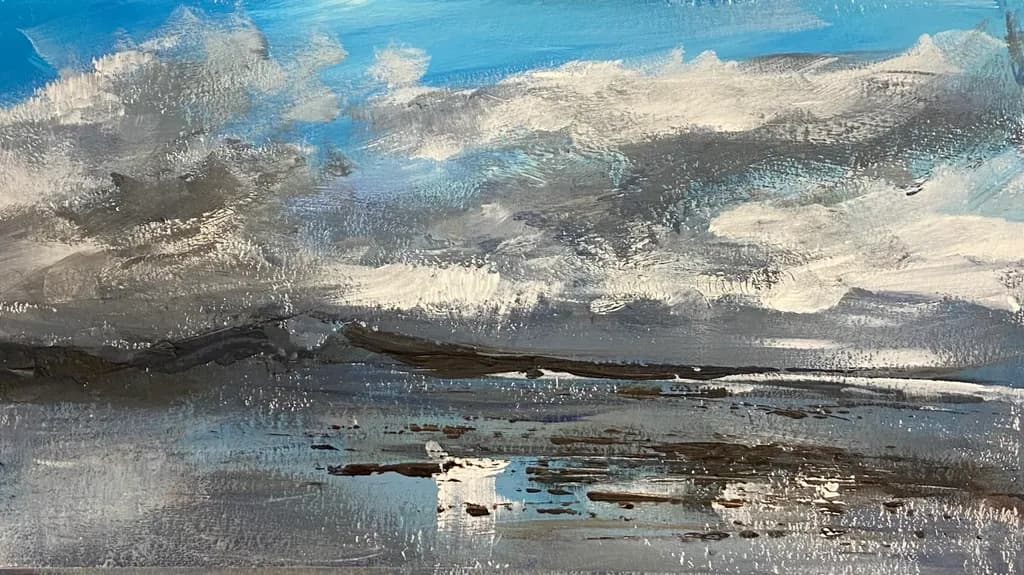 Stormy Sky Reflection