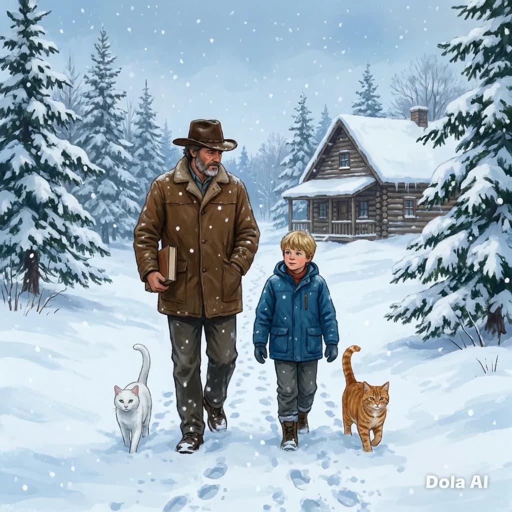 Snowy Forest Walk