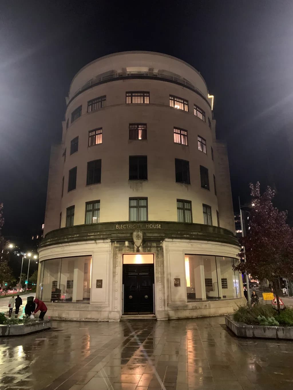 Electricity House at Night