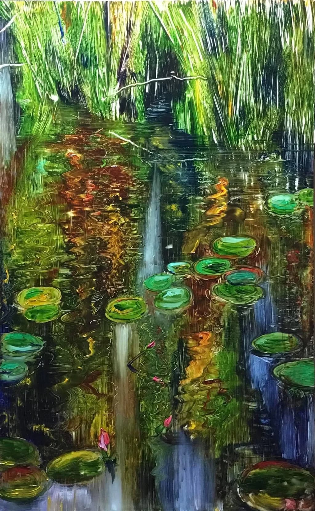 Lily Pad Reflections