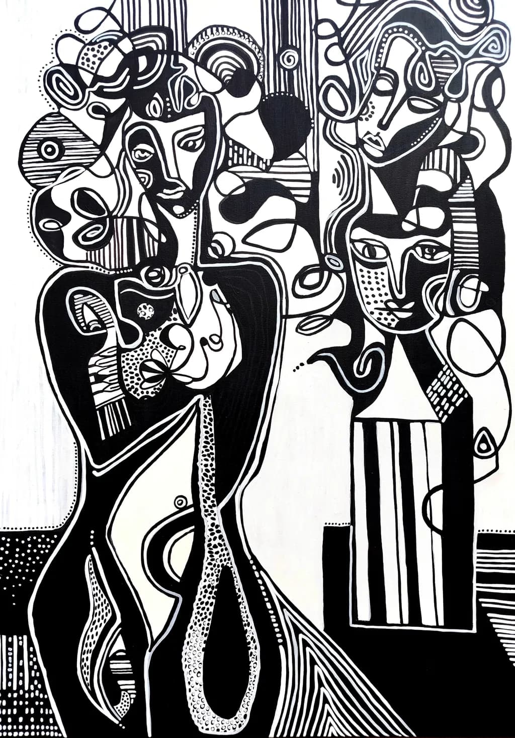 Interwoven Faces