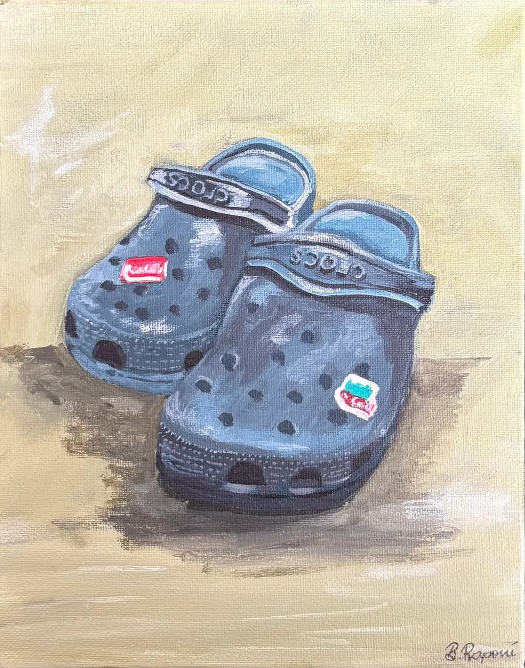 Blue Crocs