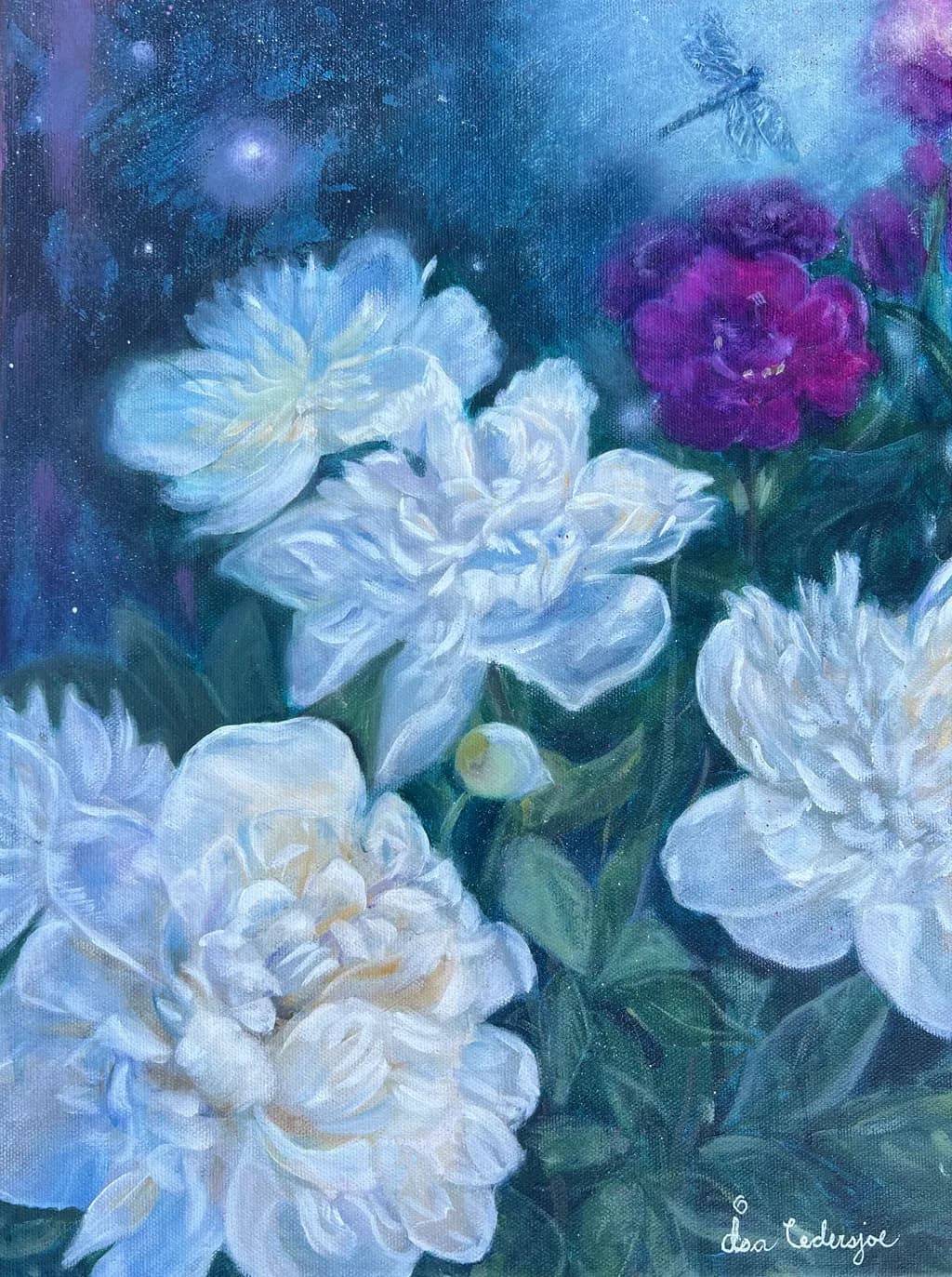 Night Garden Blooms