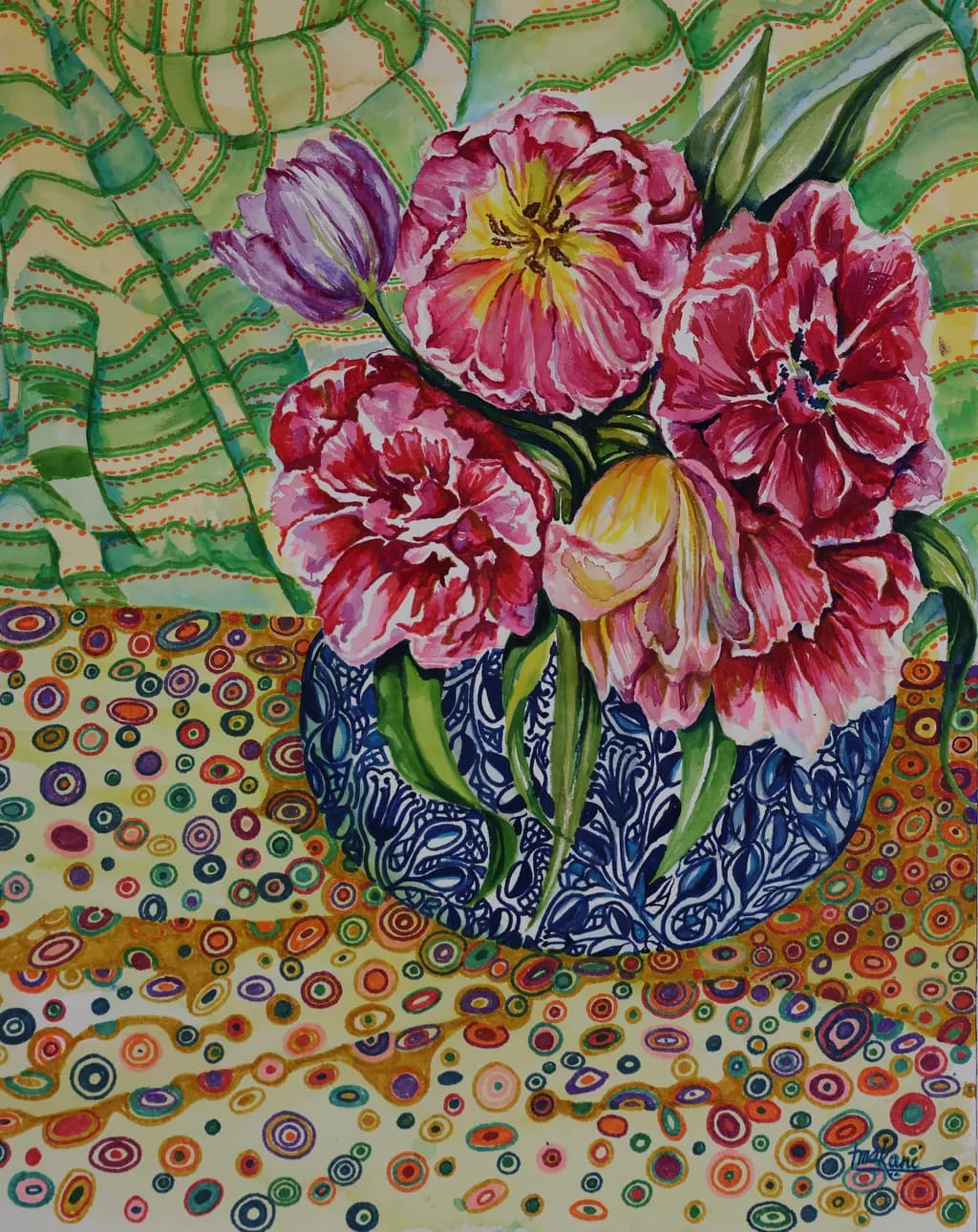 Tulips in Pattern
