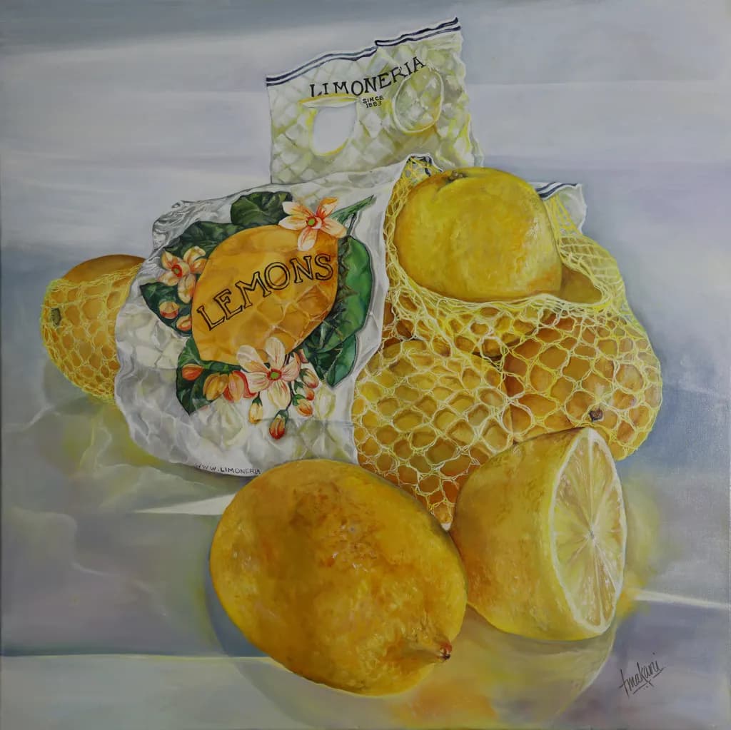 Lemons in Netting