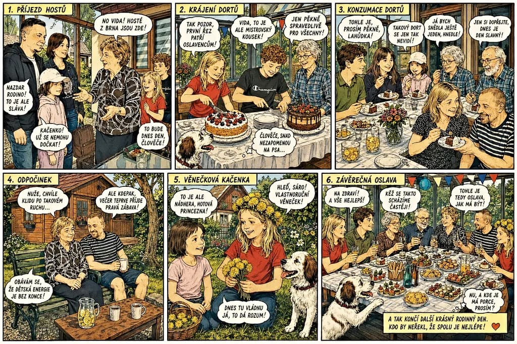 Family Celebration Comic