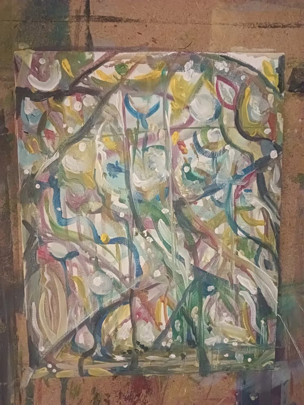 Whimsical Dance of Colors: An Abstract Journey Through Organic Textures