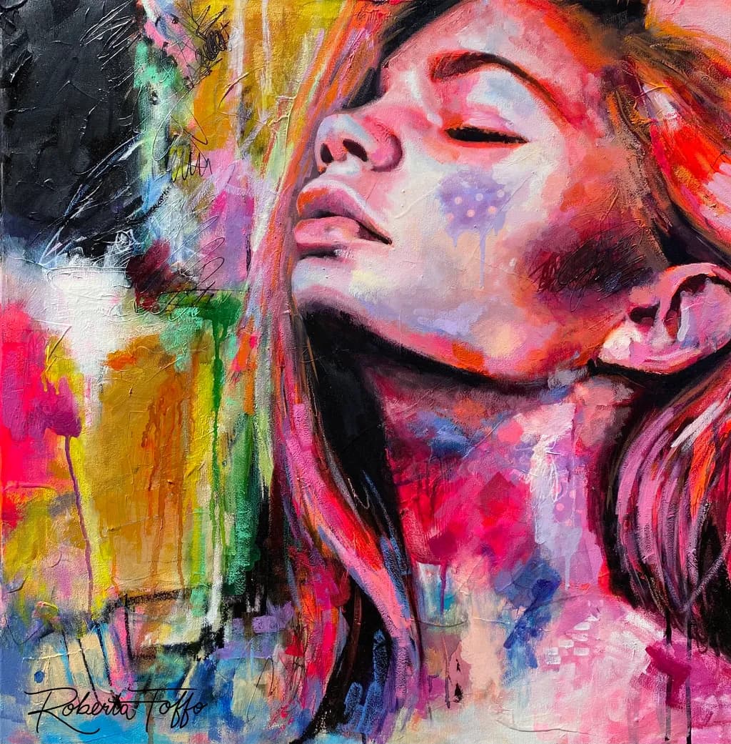 Vibrant Serenity: A Colorful Exploration of Emotion and Beauty