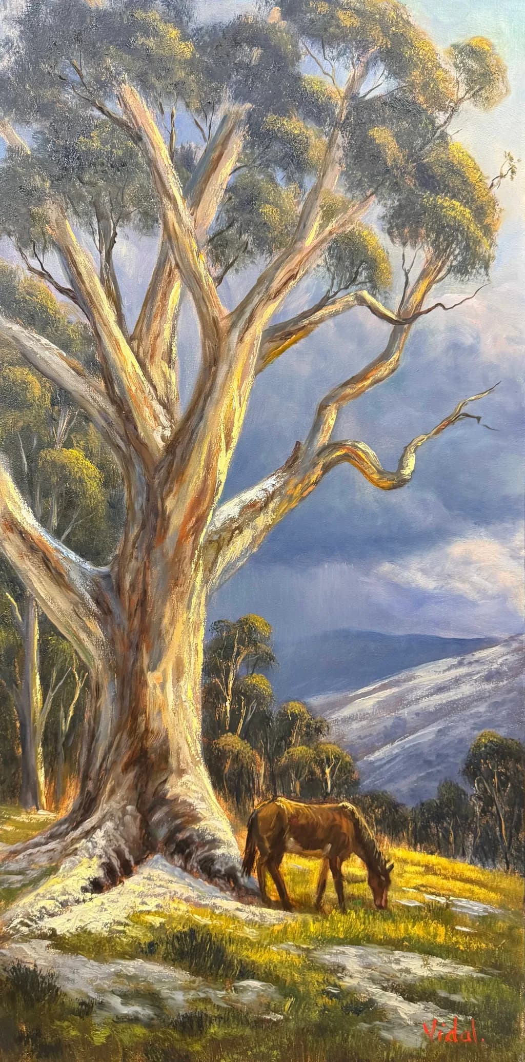 Majestic Tree and Horse