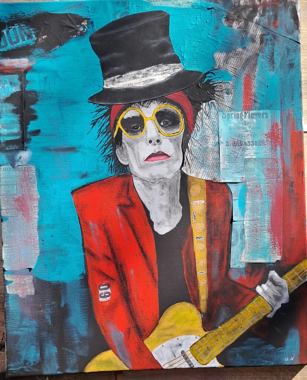 Guitarist in Red Jacket