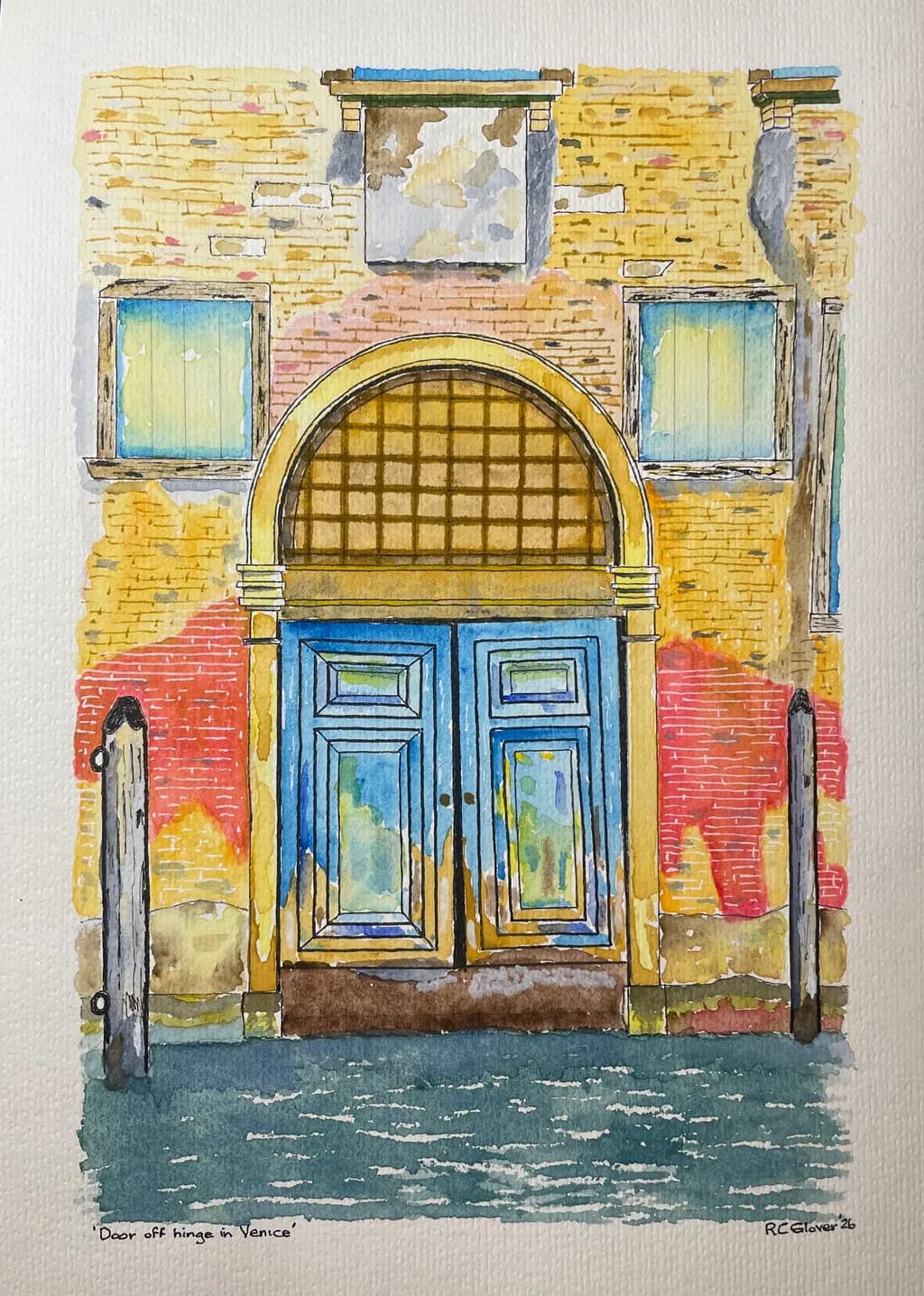 Door Off Hinge in Venice