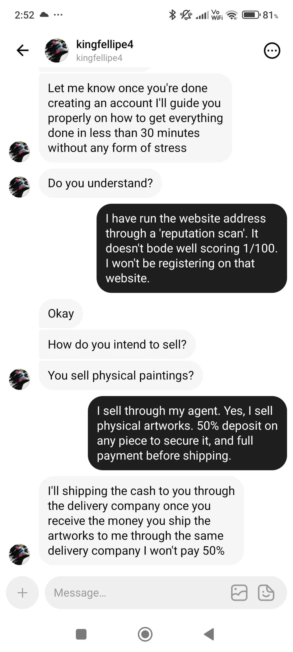 Screenshot Dialogue