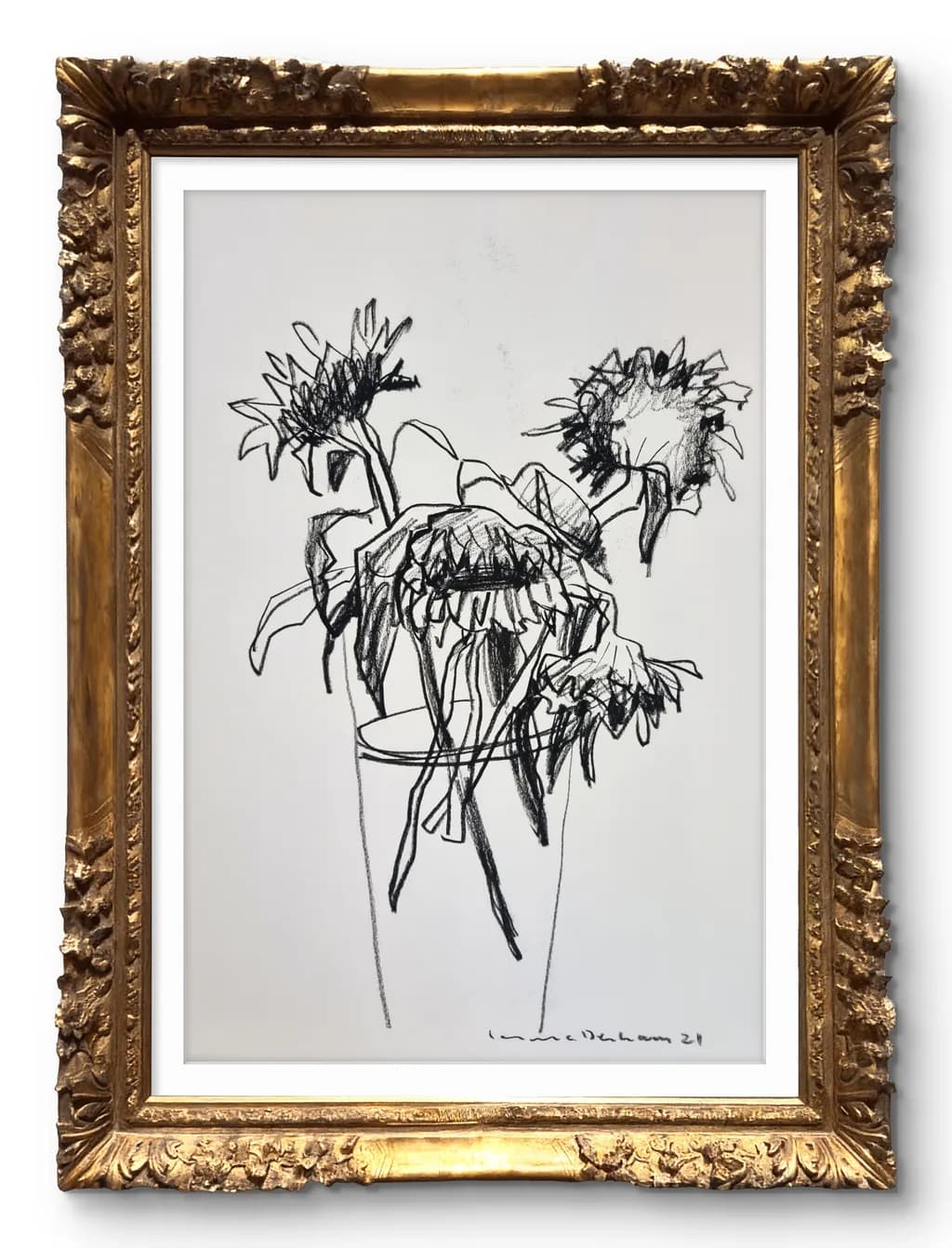 Drooping Sunflowers
