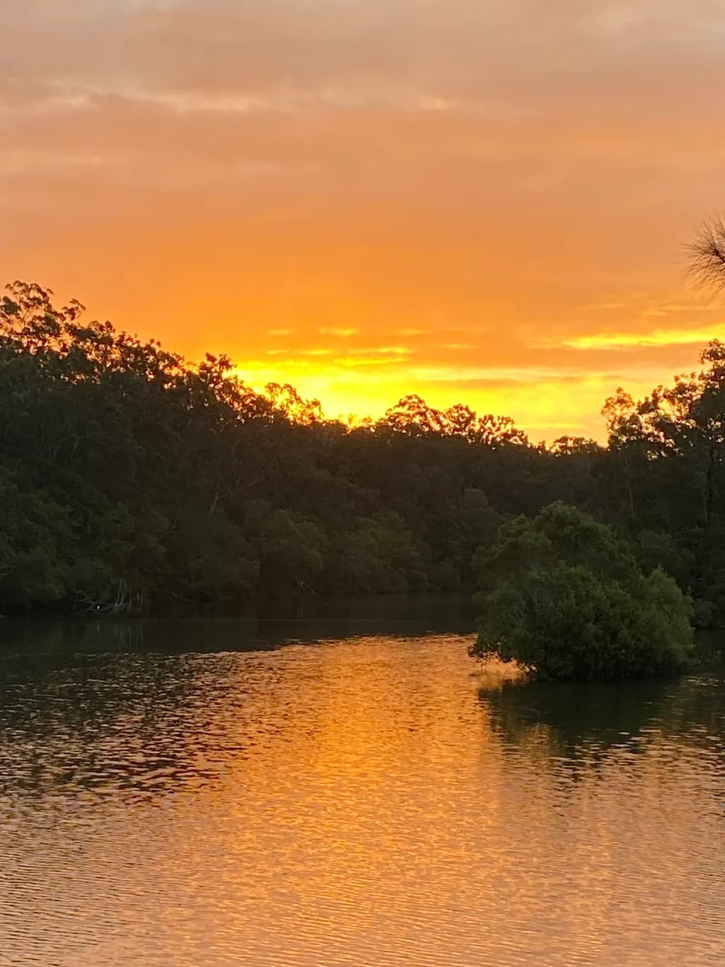 Golden Dusk Lake