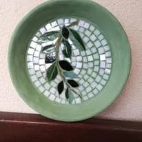 Mosaic Leaf Plate
