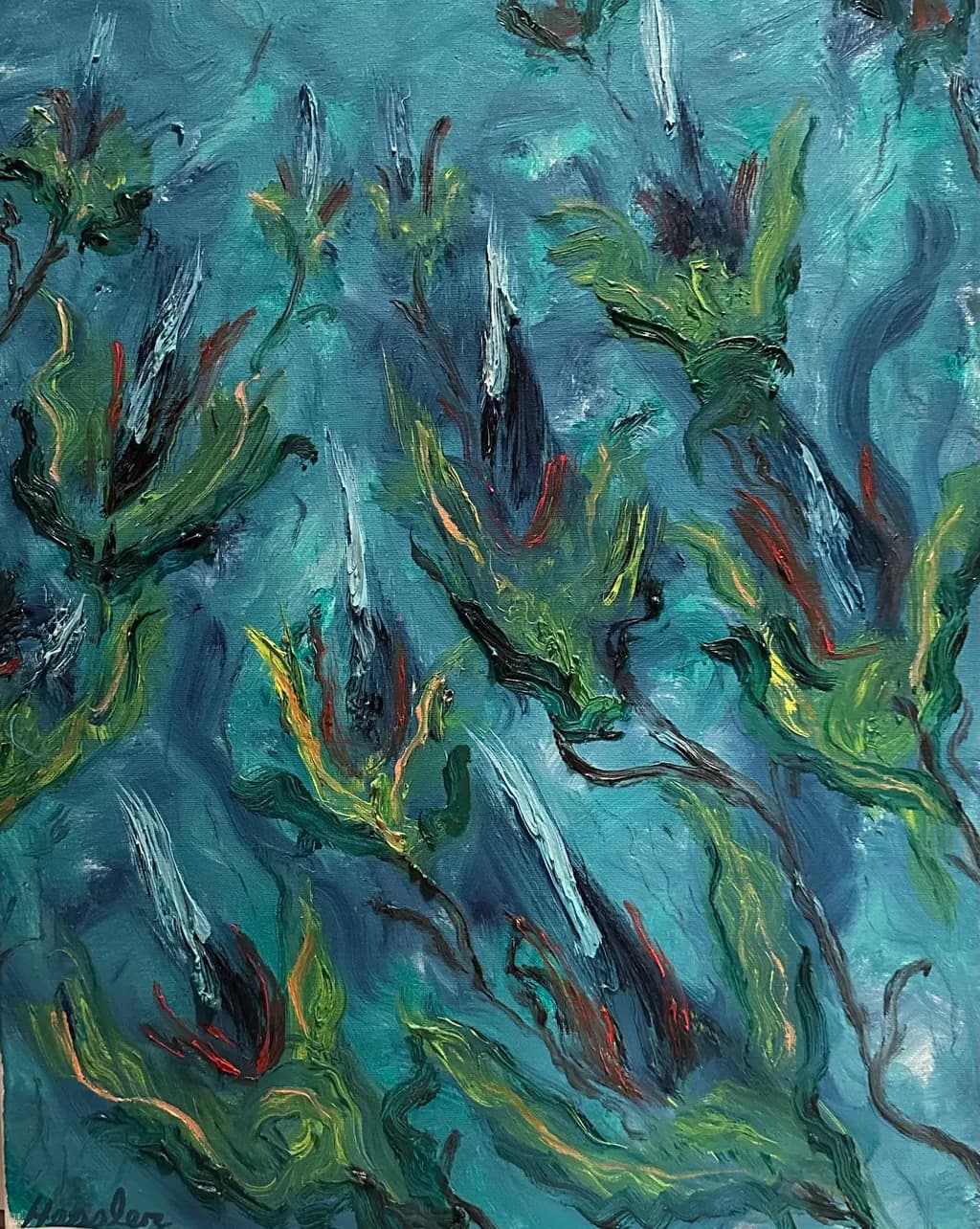 "Whispers of the Ocean: A Dance of Nature's Palette"