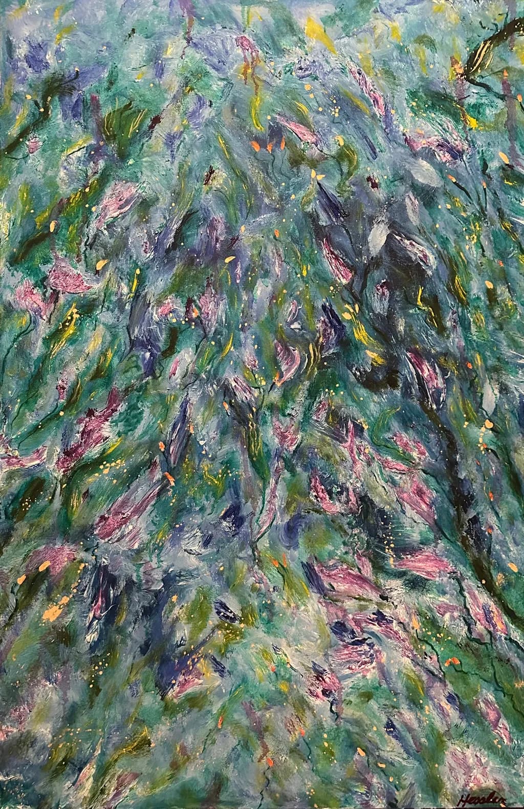 "Whispers of Nature: A Vibrant Dance of Color and Texture"