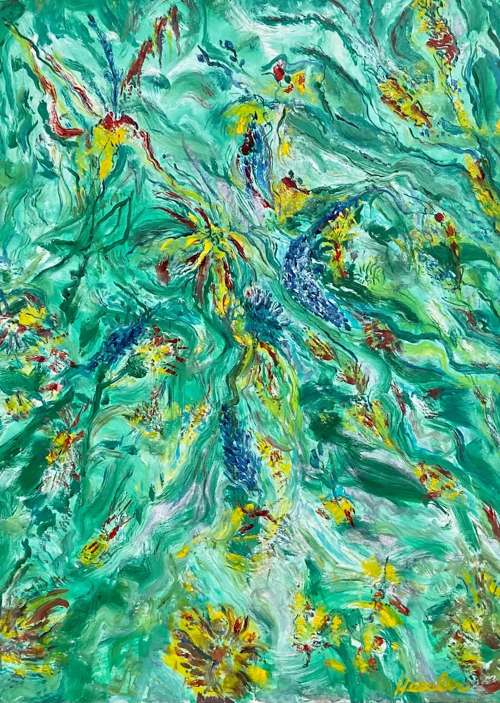 "Whispers of Nature: A Vibrant Dance of Color and Life"