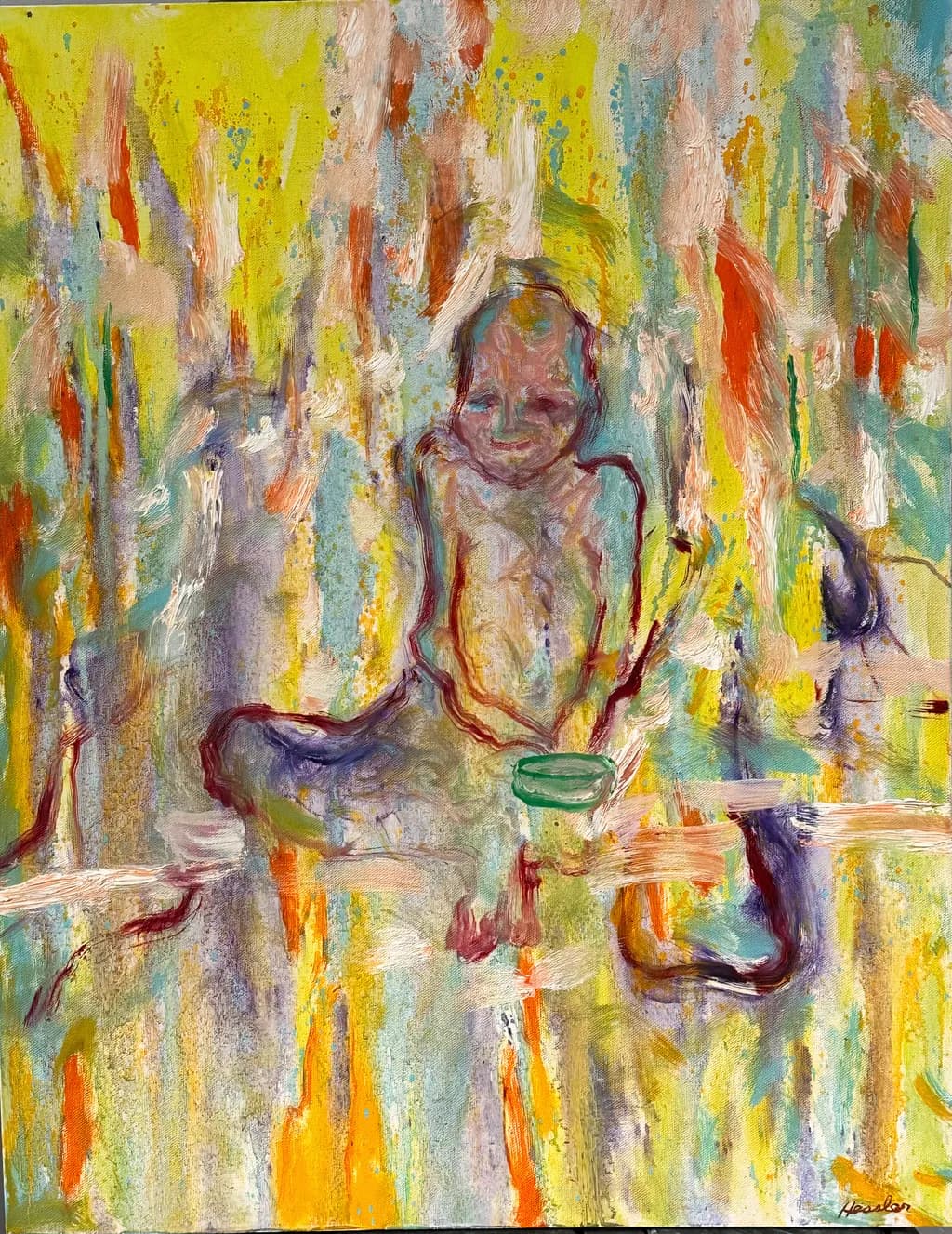 "Emotional Echoes: A Vibrant Journey Through Abstract Expression"