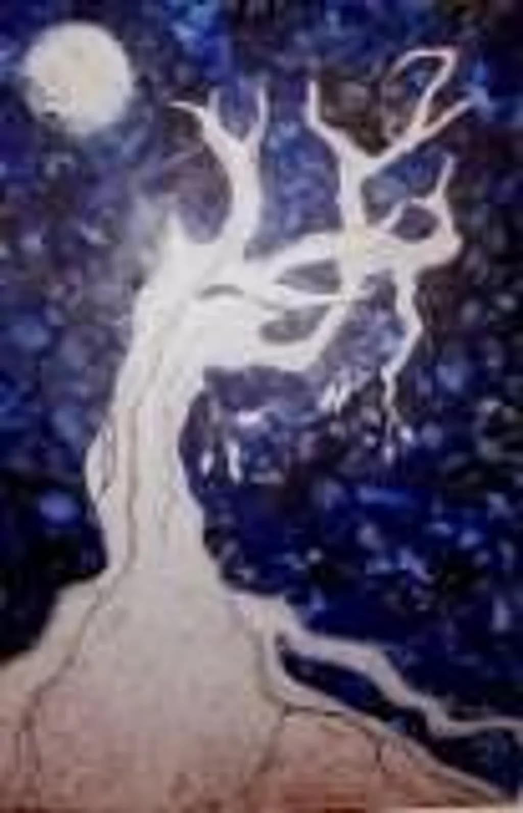 Wisdom Tree Under Moon